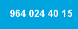 964 024 40 15